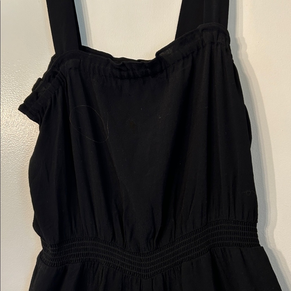 MADEWELL SMOCKED TANK JUMPSUIT WITH POCKETS AND WIDE LEG NEW WITH TAGS SZ 6 - Picture 3 of 15